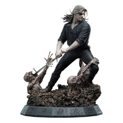 The Witcher Statue 1/4 Geralt the White Wolf 51 cm - Damaged packaging