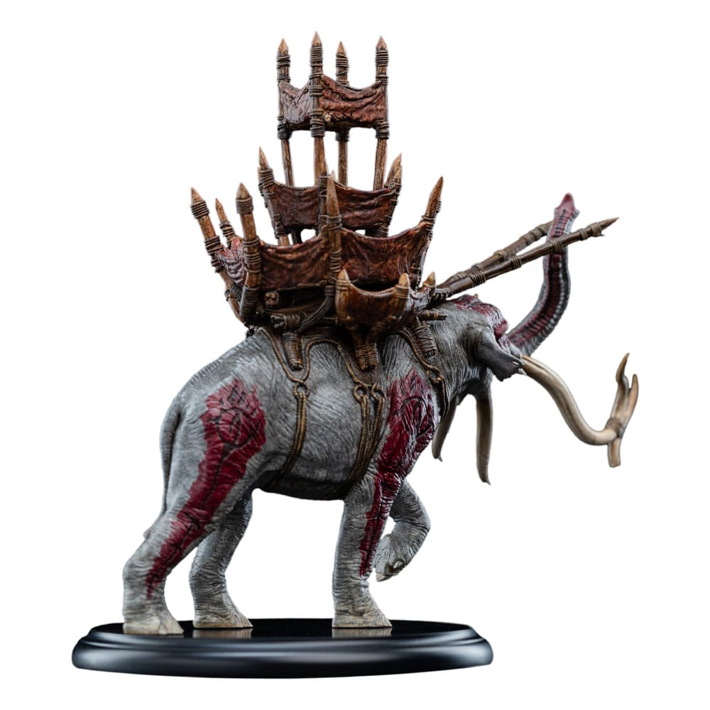 Lord of the Rings Mini Statue Mumak in Battle 17 cm