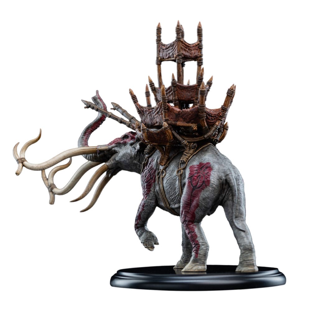 Lord of the Rings Mini Statue Mumak in Battle 17 cm