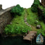 The Hobbit: An Unexpected Journey Hobbiton Mill & Bridge Environment 31 x 17 cm
