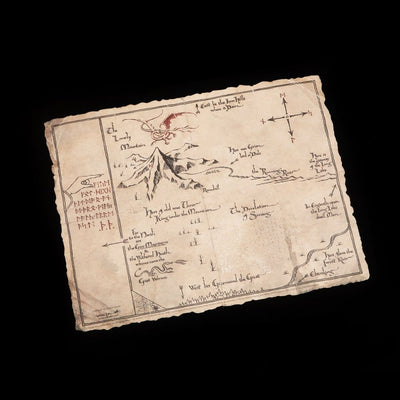 The Hobbit Art Print Thorin's Map 40 x 30 cm