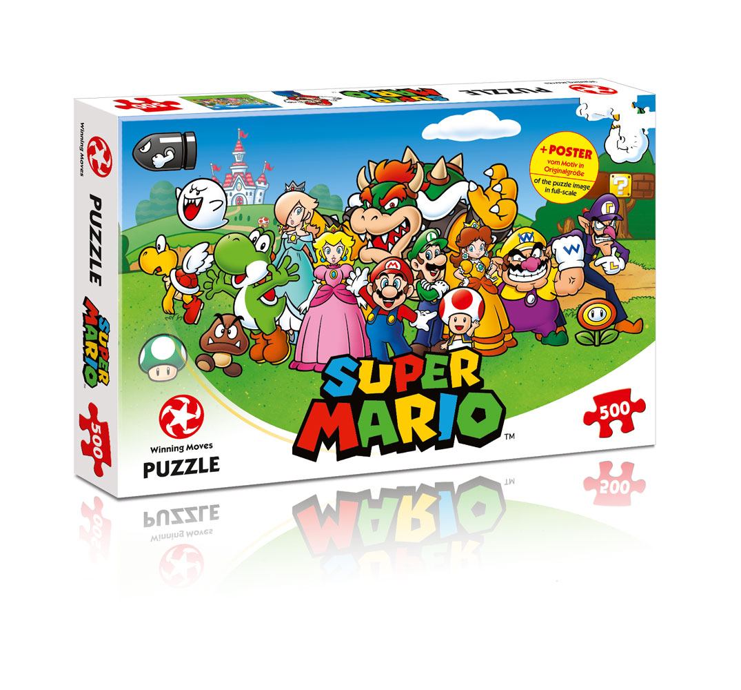 Super Mario Jigsaw Puzzle Mario &amp; Friends