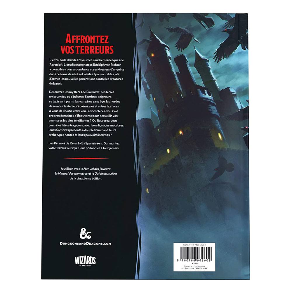 Dungeons &amp; Dragons RPG Le Guide de Van Richten sur Ravenloft french
