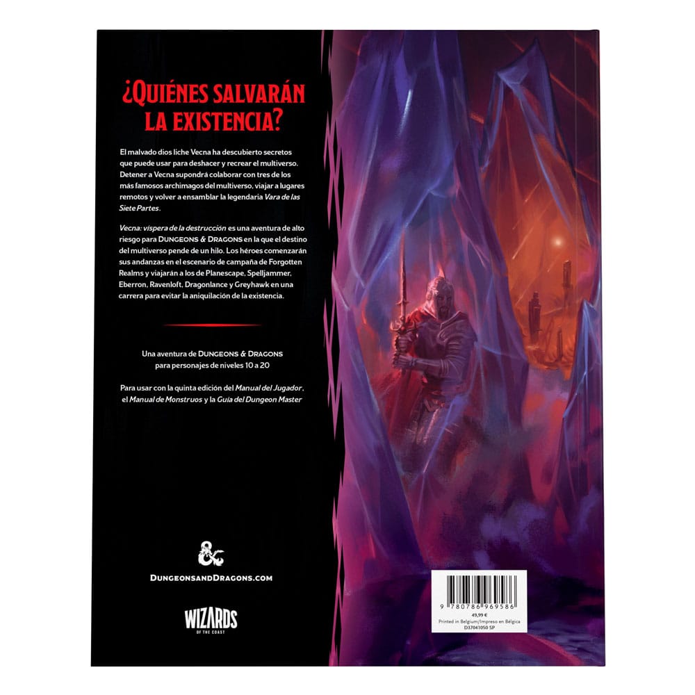 Dungeons & Dragons RPG Adventure Vecna: Víspera de la Destrucción spanish