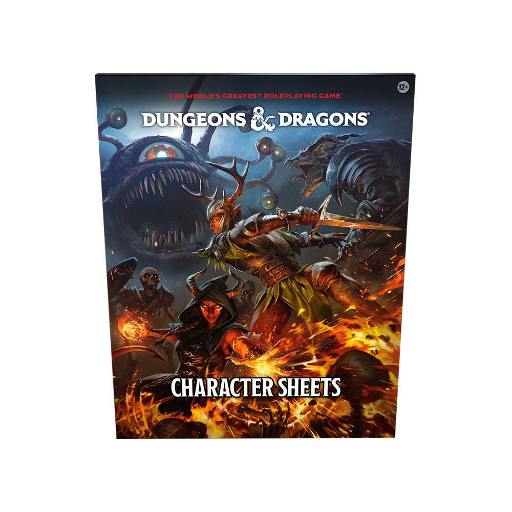 Dungeons & Dragons RPG Character Sheets 2024 english