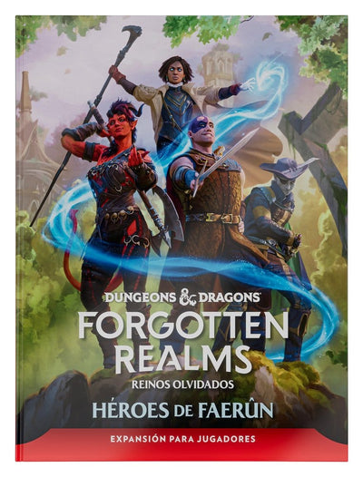 Dungeons & Dragons RPG Forgotten Realms: Héroes de Faerun Player Expansion *Spanish Version* - Damaged packaging