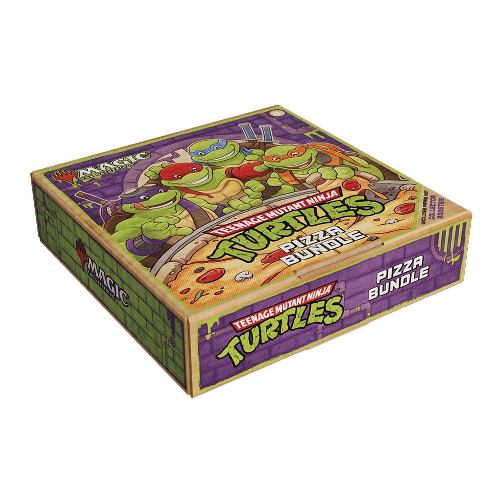 Magic the Gathering Teenage Mutant Ninja Turtles Pizza Bundle english