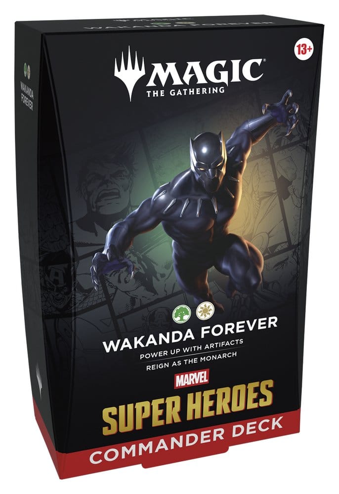 Magic the Gathering Marvel Super Heroes Commander Decks Case (4) english - Damaged packaging