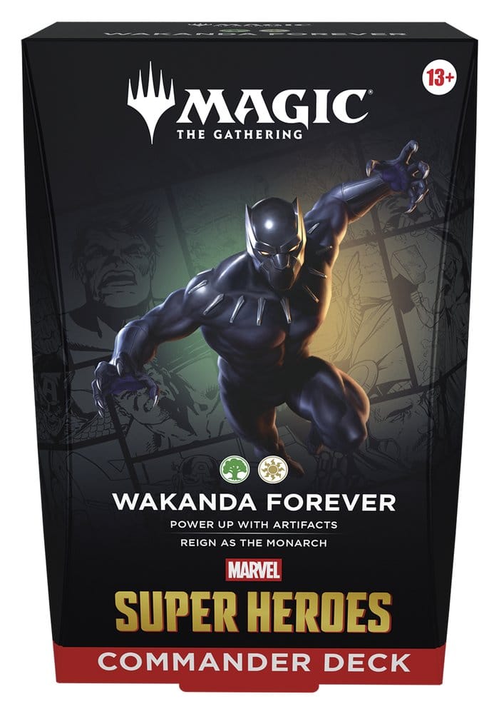 Magic the Gathering Marvel Super Heroes Commander Decks Case (4) english - Damaged packaging