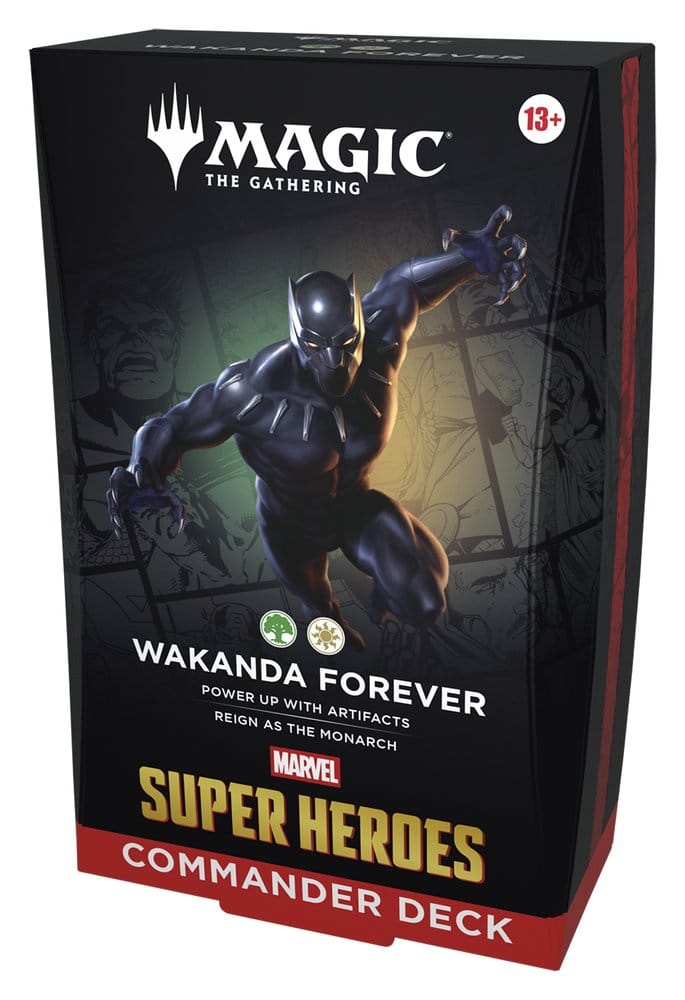Magic the Gathering Marvel Super Heroes Commander Decks Case (4) english - Damaged packaging