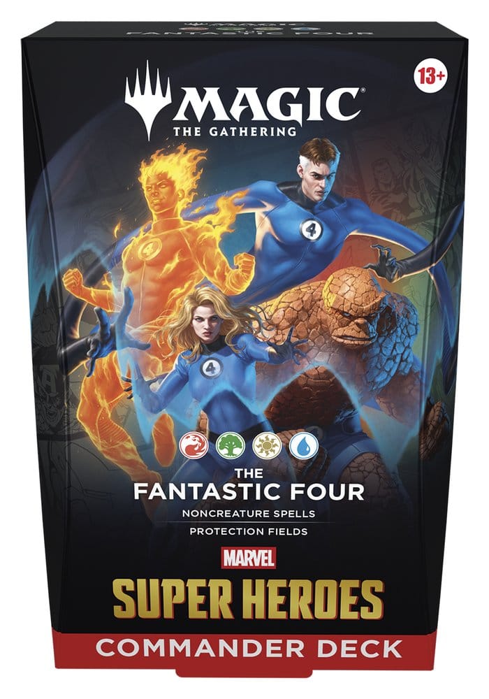 Magic the Gathering Marvel Super Heroes Commander Decks Case (4) english - Damaged packaging