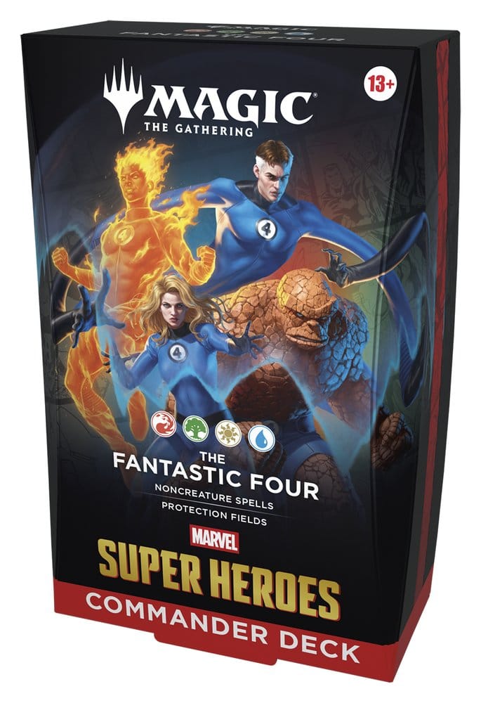 Magic the Gathering Marvel Super Heroes Commander Decks Case (4) english - Damaged packaging