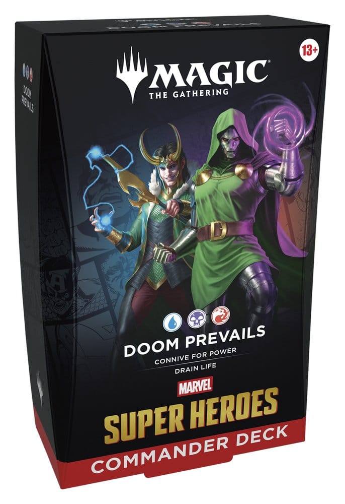 Magic the Gathering Marvel Super Heroes Commander Decks Case (4) english - Damaged packaging