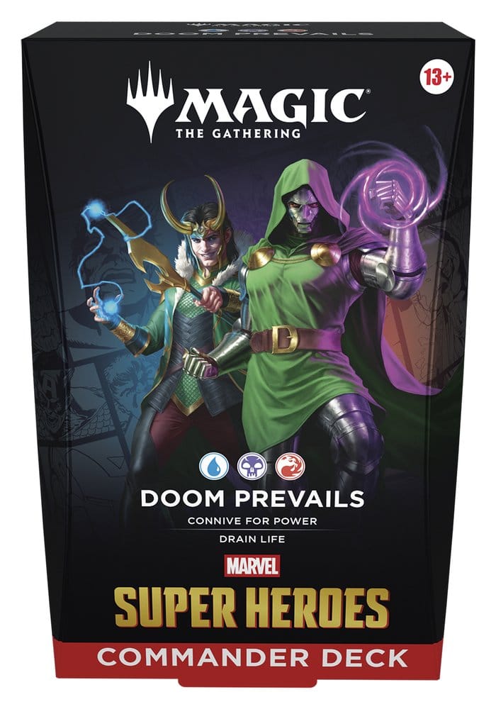 Magic the Gathering Marvel Super Heroes Commander Decks Case (4) english - Damaged packaging