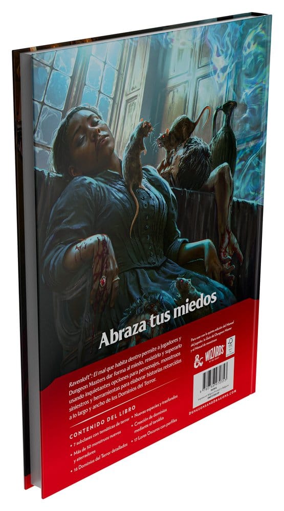 Dungeons & Dragons RPG Ravenloft: El Mal que Habita Dentro Book *Spanish Version*