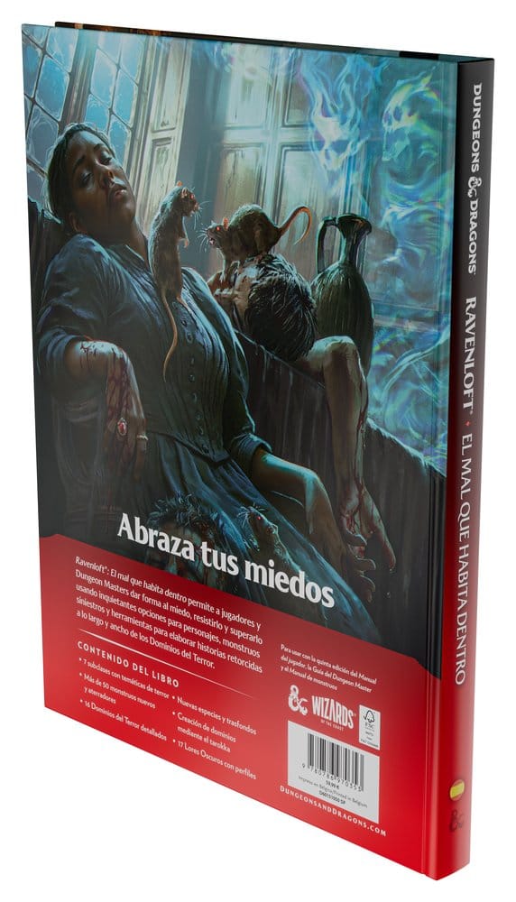 Dungeons & Dragons RPG Ravenloft: El Mal que Habita Dentro Book *Spanish Version*