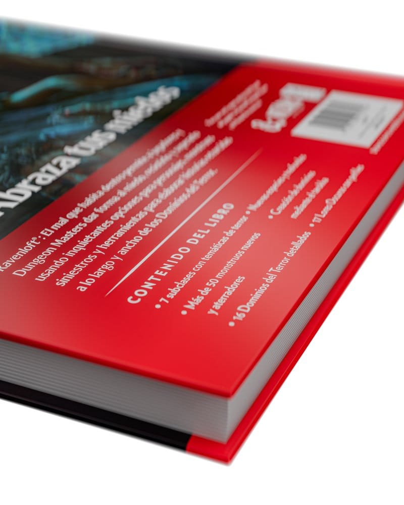 Dungeons & Dragons RPG Ravenloft: El Mal que Habita Dentro Book *Spanish Version*