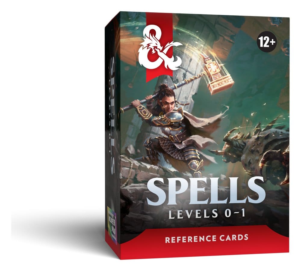 Dungeons & Dragons RPG Reference Cards: Spells (Levels 0-1) *English Version*