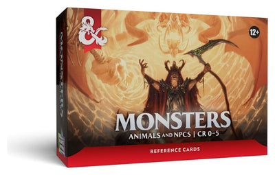 Dungeons & Dragons RPG Reference Cards: Monsters (Animals and NPCs) *English Version*