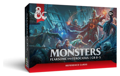 Dungeons & Dragons RPG Reference Cards: Monsters (Fearsome and Ferocious) *English Version*