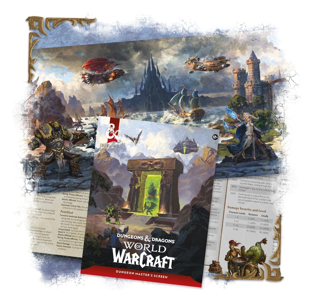 Dungeons & Dragons RPG World of Warcraft Dungeon Master's Screen *English Version*