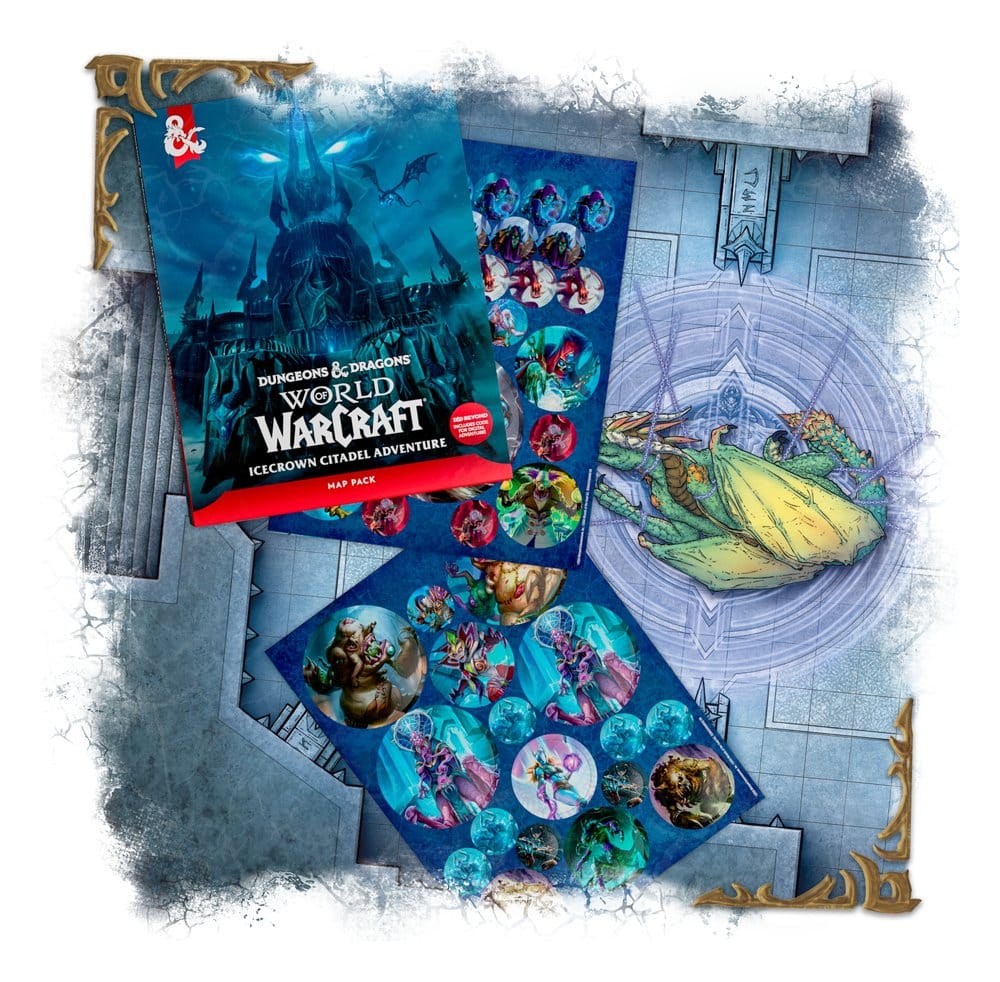 Dungeons & Dragons RPG World of Warcraft: Icecrown Citadel Adventure Map Pack *English Version*