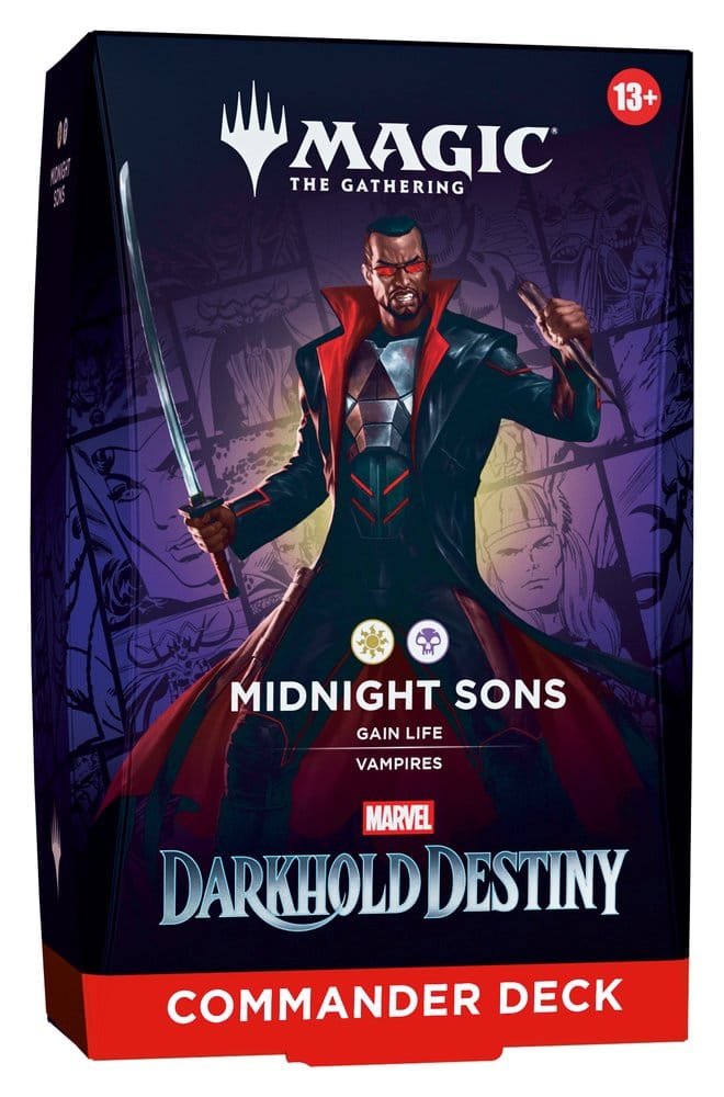 Magic the Gathering Marvel: Darkhold Destiny Commander Decks Case (4) english