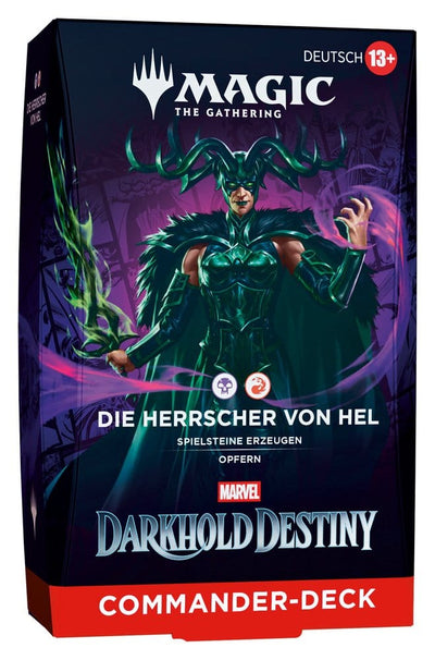 Magic the Gathering Marvel: Darkhold Destiny Commander Decks Case (4) german