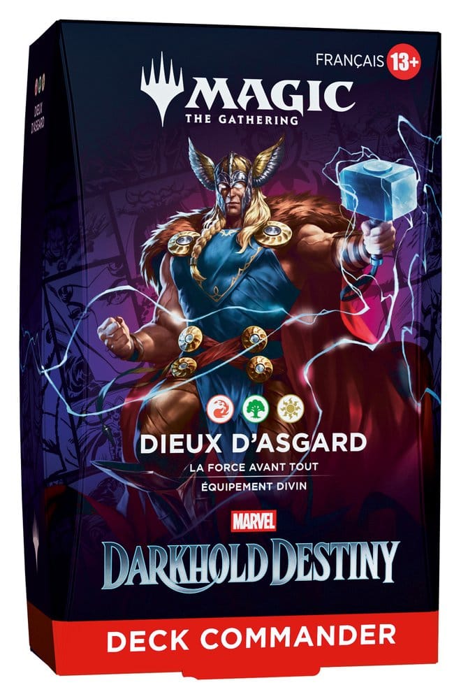 Magic the Gathering Marvel: Darkhold Destiny Commander Decks Case (4) french