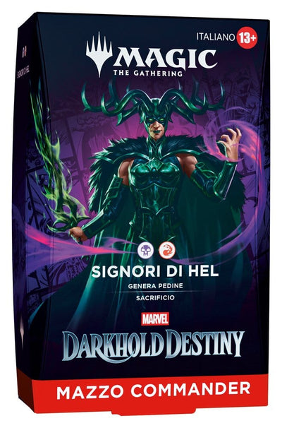 Magic the Gathering Marvel: Destino del Darkhold Commander Decks Case (4) italian