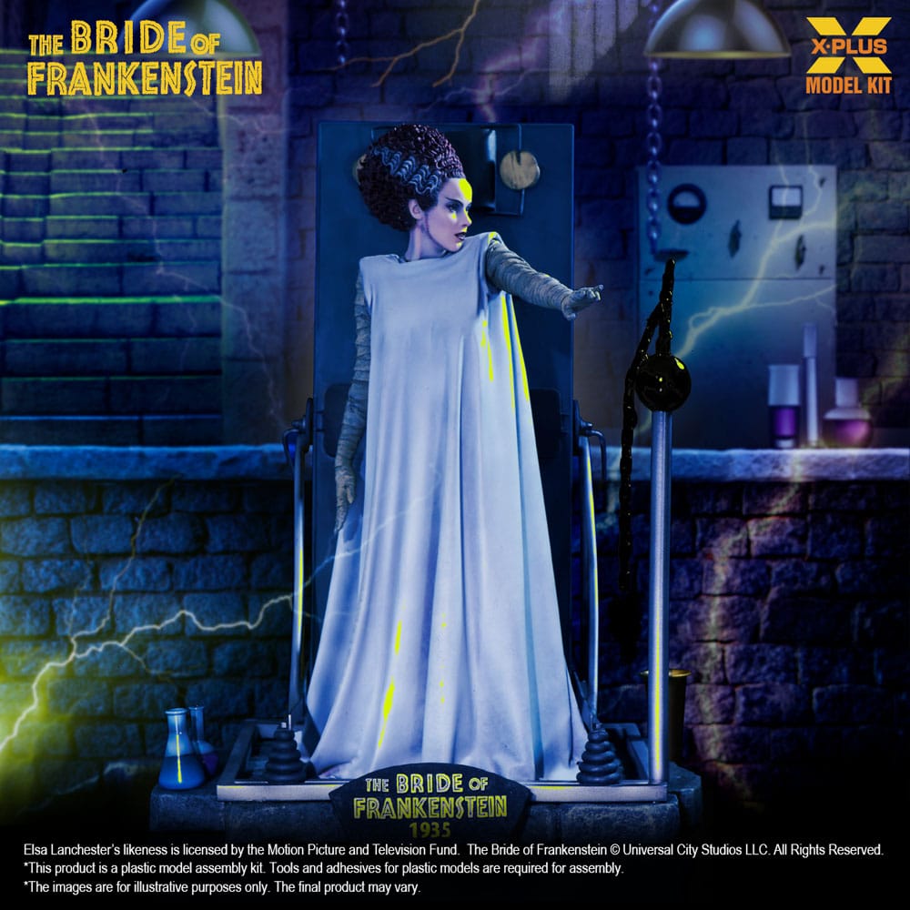 The Bride of Frankenstein Plastic Model Kit 1/8 Bride of Frankenstein 21 cm