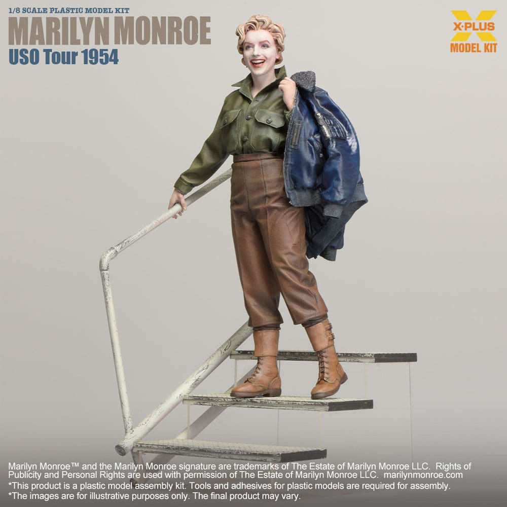 Marilyn Monroe Plastic Model Kit 1/8 USO Tour 1954 25 cm