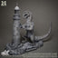 Plastic Model Kit 1/72 Ray Harryhausen's Rhedosaurus 23 cm