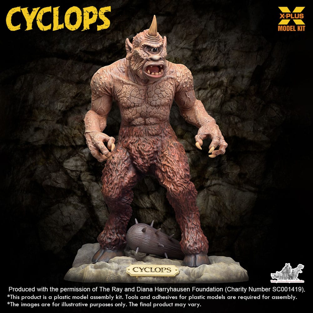 Cyclops figure Plastic Model Kit 1/72 Renewal Package 23 cm
