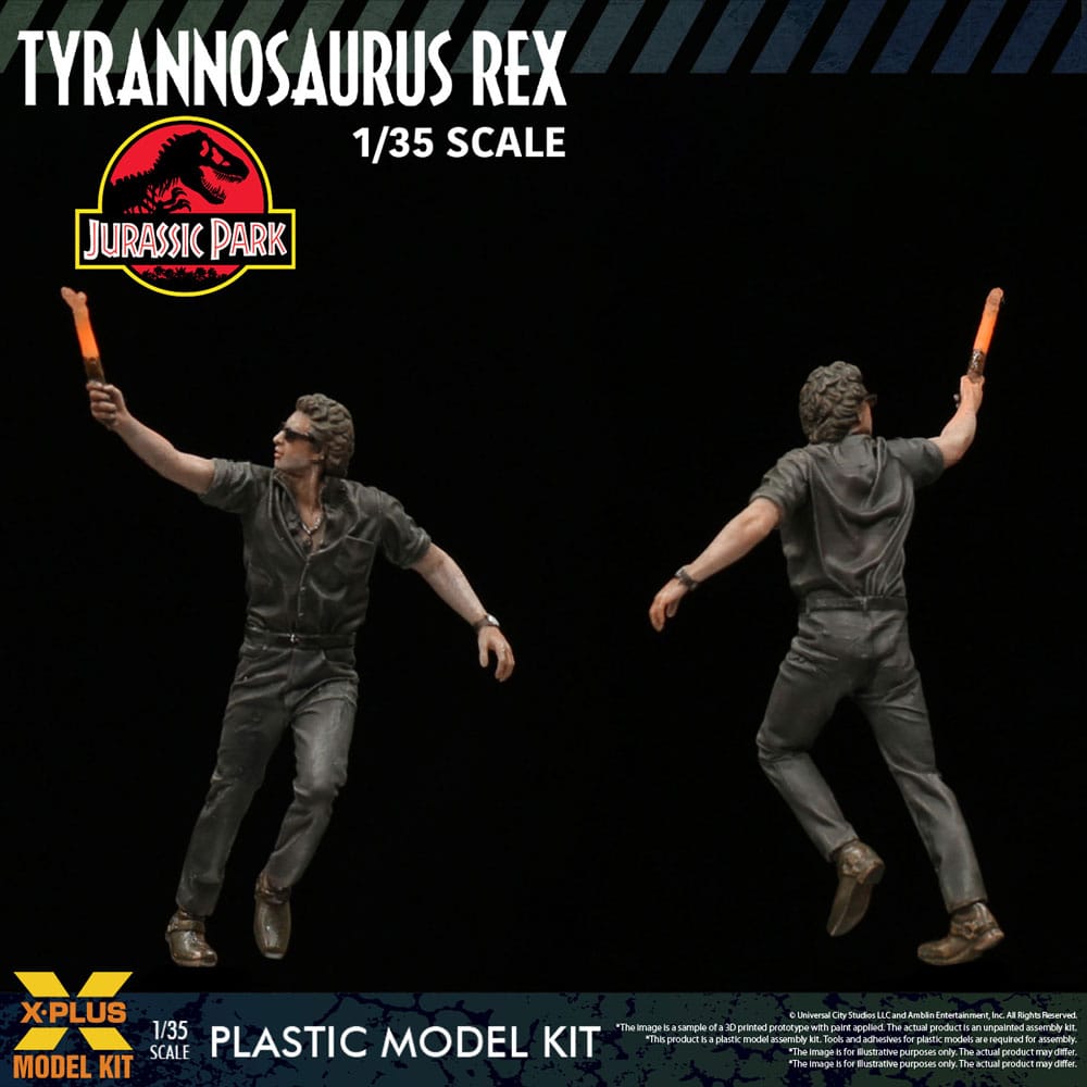 Jurassic Park Plastic Model Kit 1/35 Tyrannosaurus Rex 42 cm