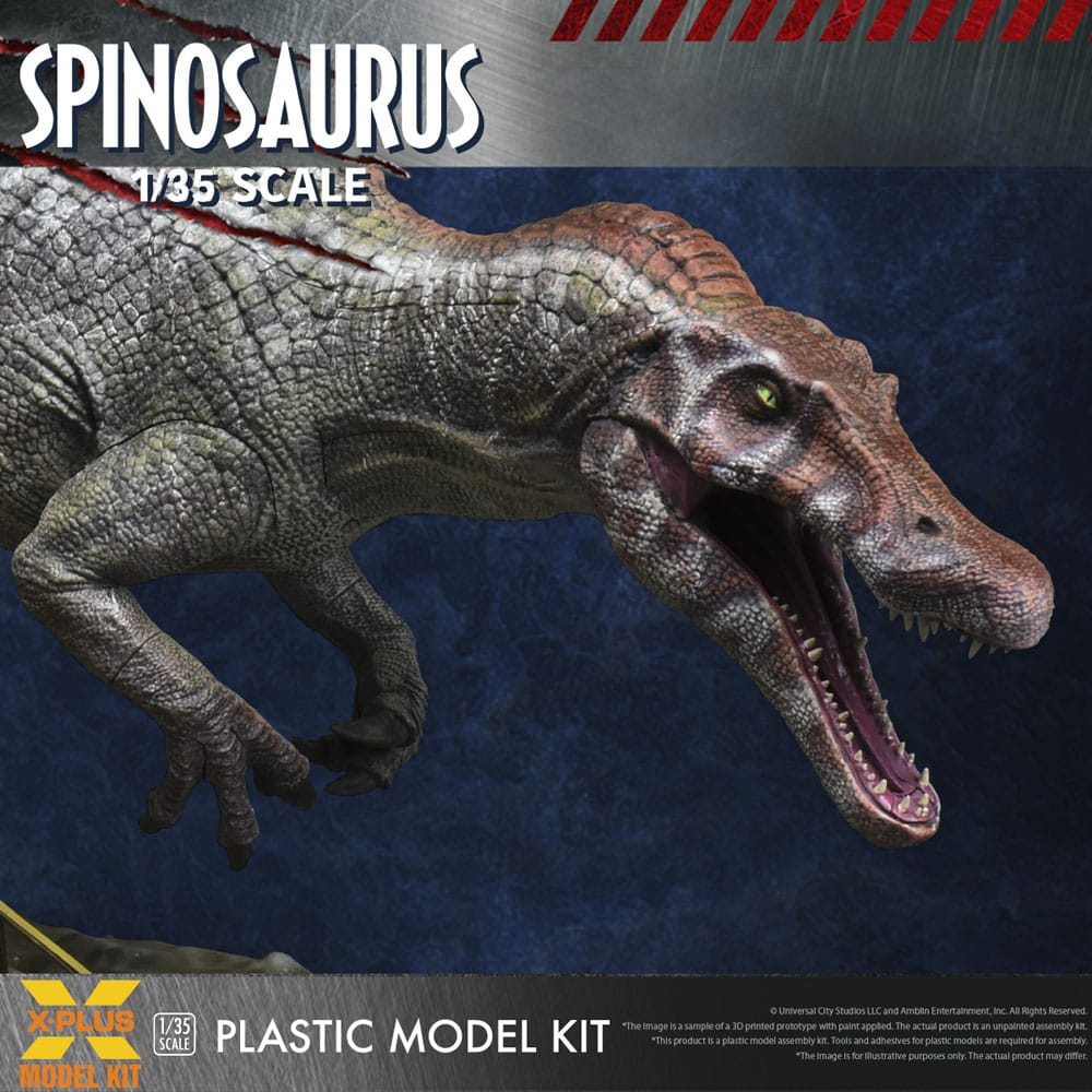 Jurassic Park III Plastic Model Kit 1/35 Spinosaurus 41 cm