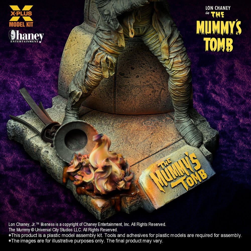 Universal Monsters Plastic Model Kit 1/8 Lon Chaney, Jr. as Mummy (Repro) 23 cm