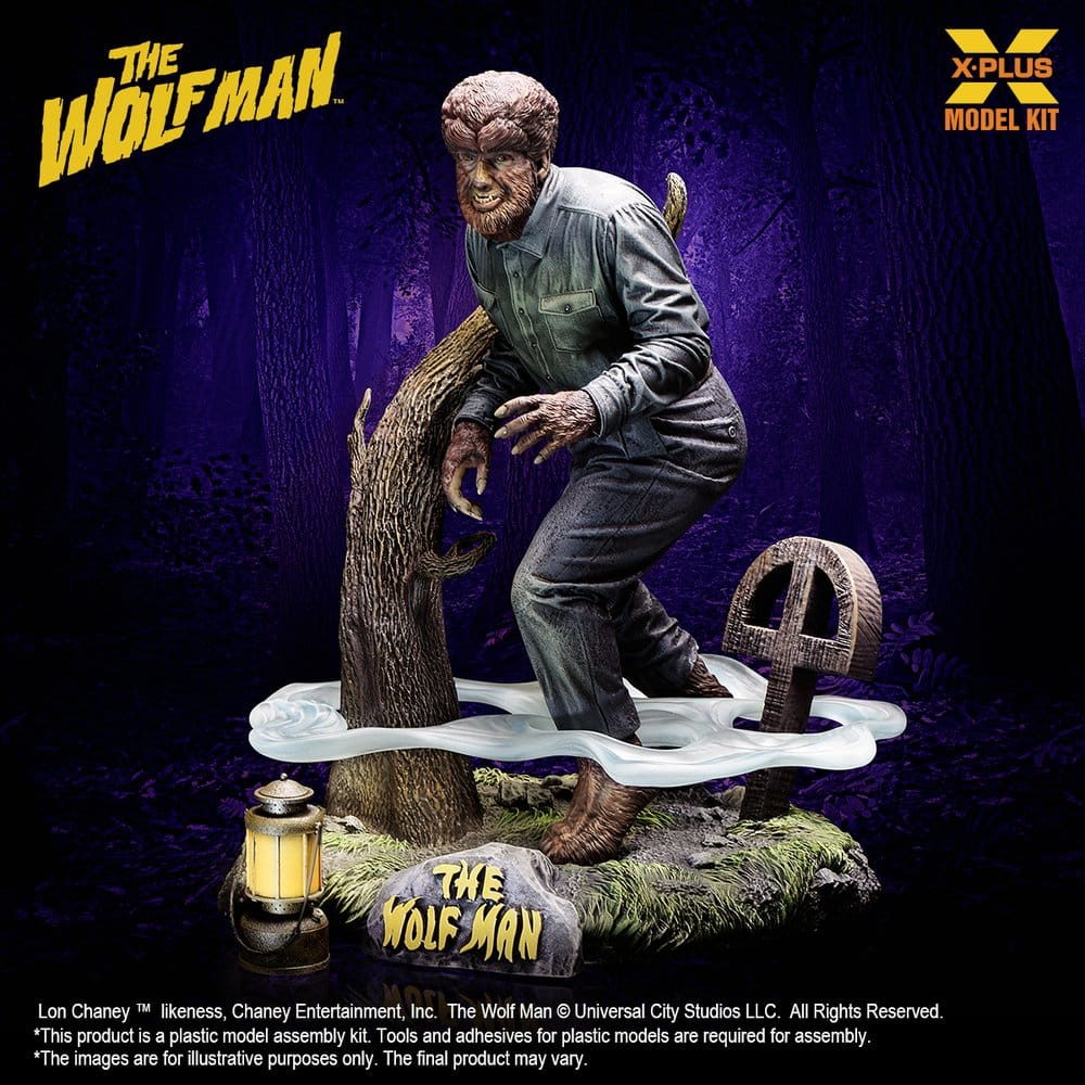 The Wolf Man Plastic Model Kit 1/8 Lon Chaney Jr. as Wolf Man 22 cm (Reproduction)