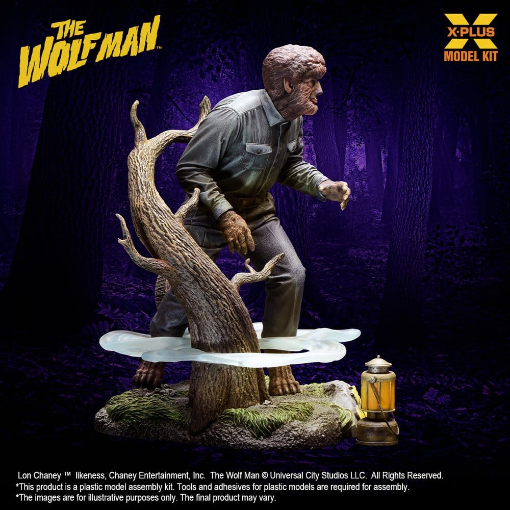 The Wolf Man Plastic Model Kit 1/8 Lon Chaney Jr. as Wolf Man 22 cm (Reproduction)