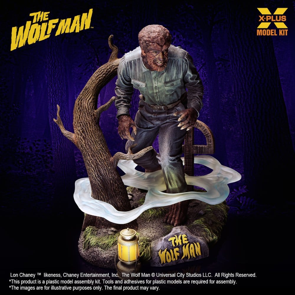 The Wolf Man Plastic Model Kit 1/8 Lon Chaney Jr. as Wolf Man 22 cm (Reproduction)