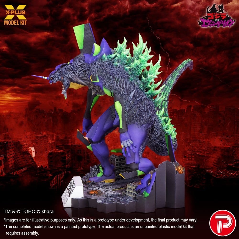 Godzilla vs. Evangelion Plastic Model Kit Evangelion Test Type-01 “G” Awakened Form 20 cm