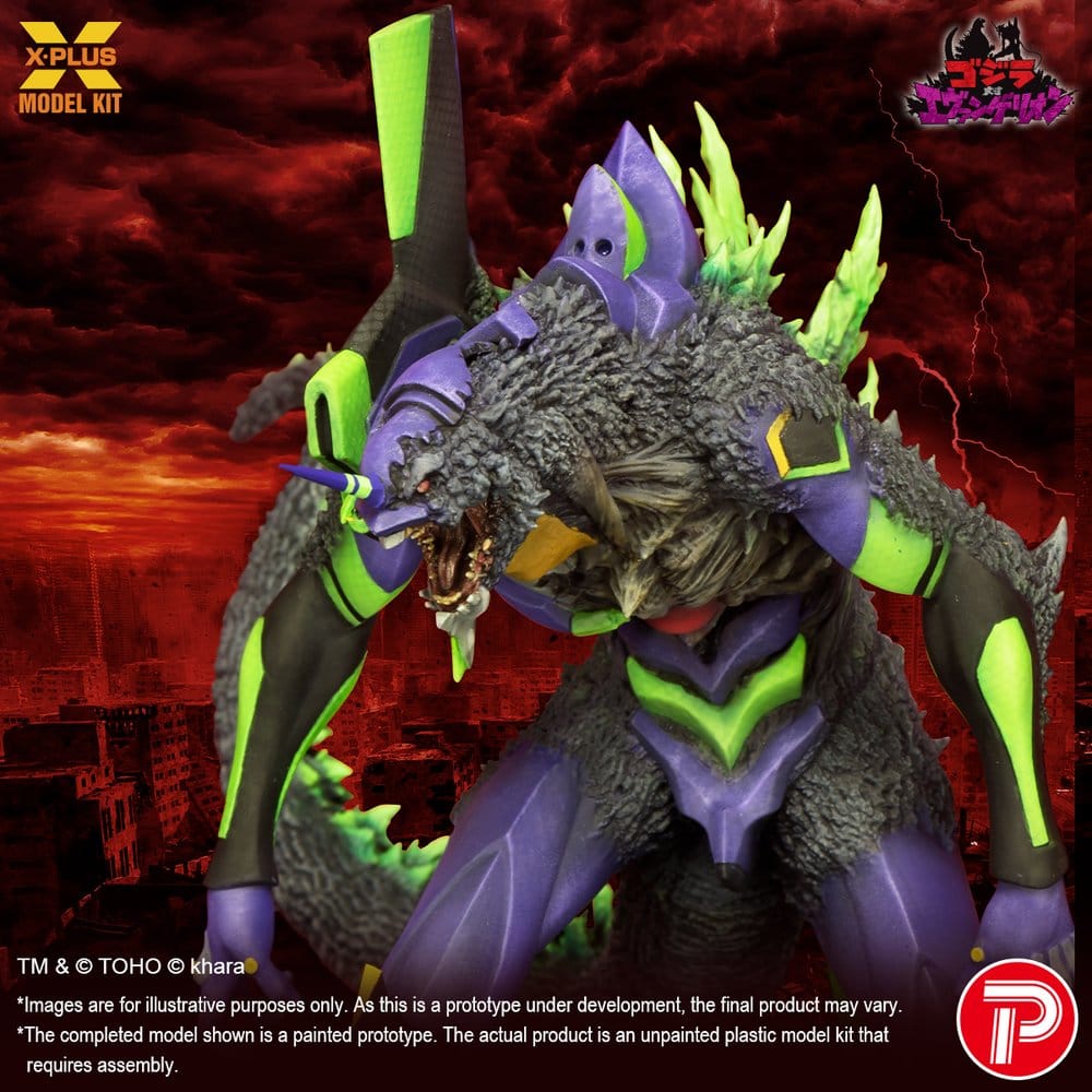 Godzilla vs. Evangelion Plastic Model Kit Evangelion Test Type-01 “G” Awakened Form 20 cm