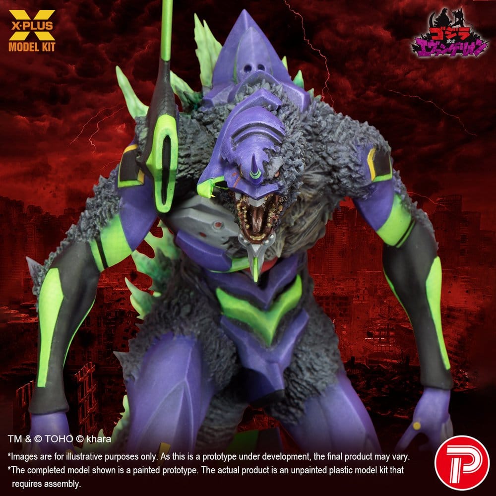 Godzilla vs. Evangelion Plastic Model Kit Evangelion Test Type-01 “G” Awakened Form 20 cm