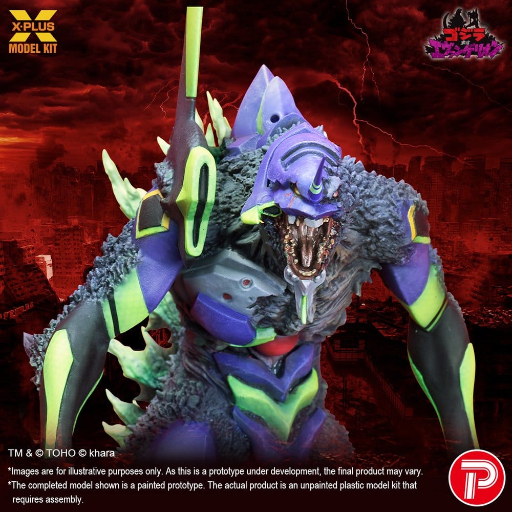 Godzilla vs. Evangelion Plastic Model Kit Evangelion Test Type-01 “G” Awakened Form 20 cm