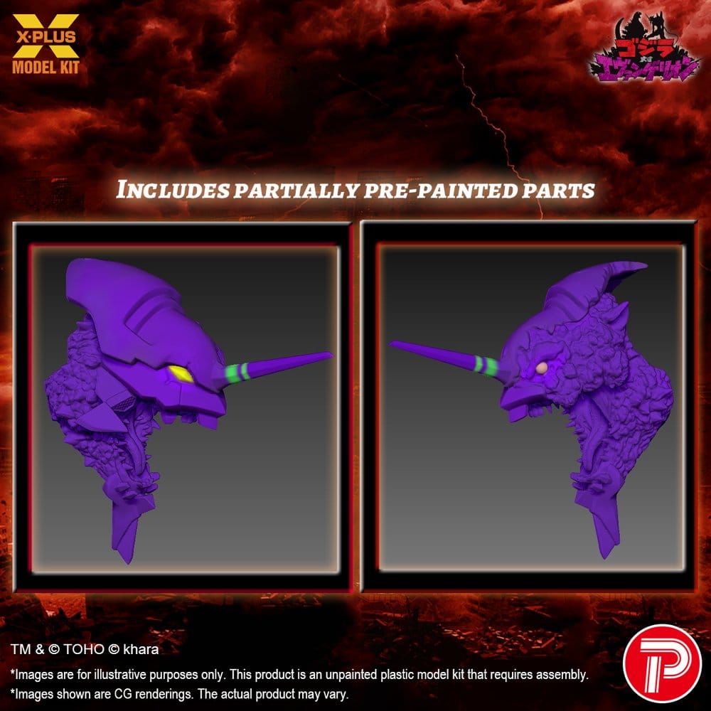 Godzilla vs. Evangelion Plastic Model Kit Evangelion Test Type-01 “G” Awakened Form 20 cm