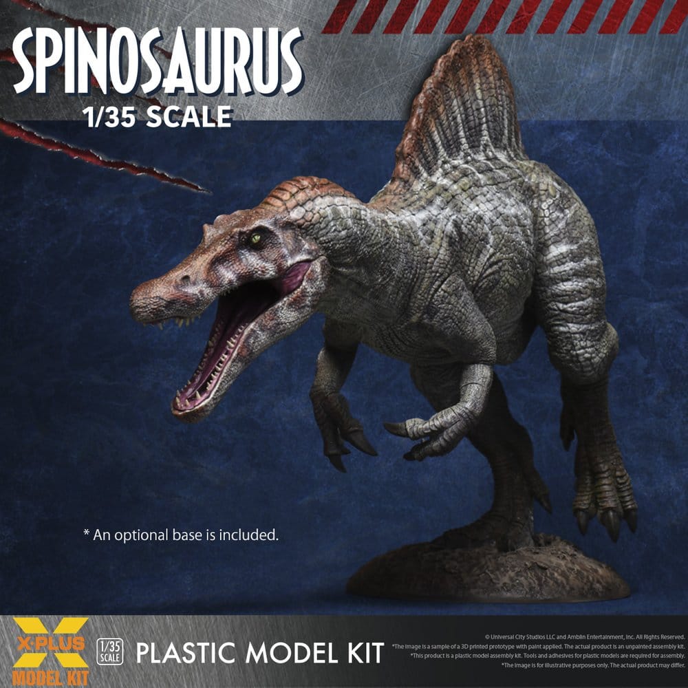 Jurassic Park III Plastic Model Kit 1/35 Spinosaurus 19 cm (Reproduction)