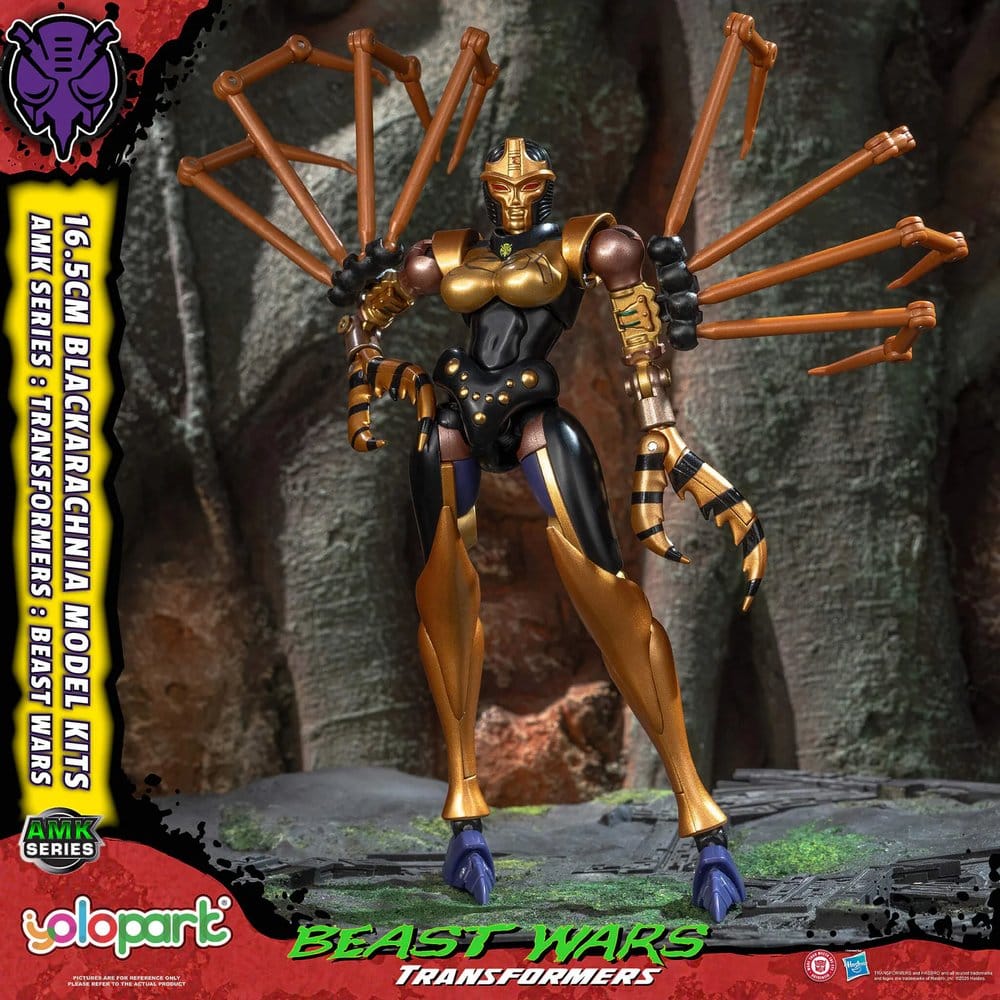 Transformers AMK Series Plastic Model Kit Beast Wars Blackarachnia 18 cm