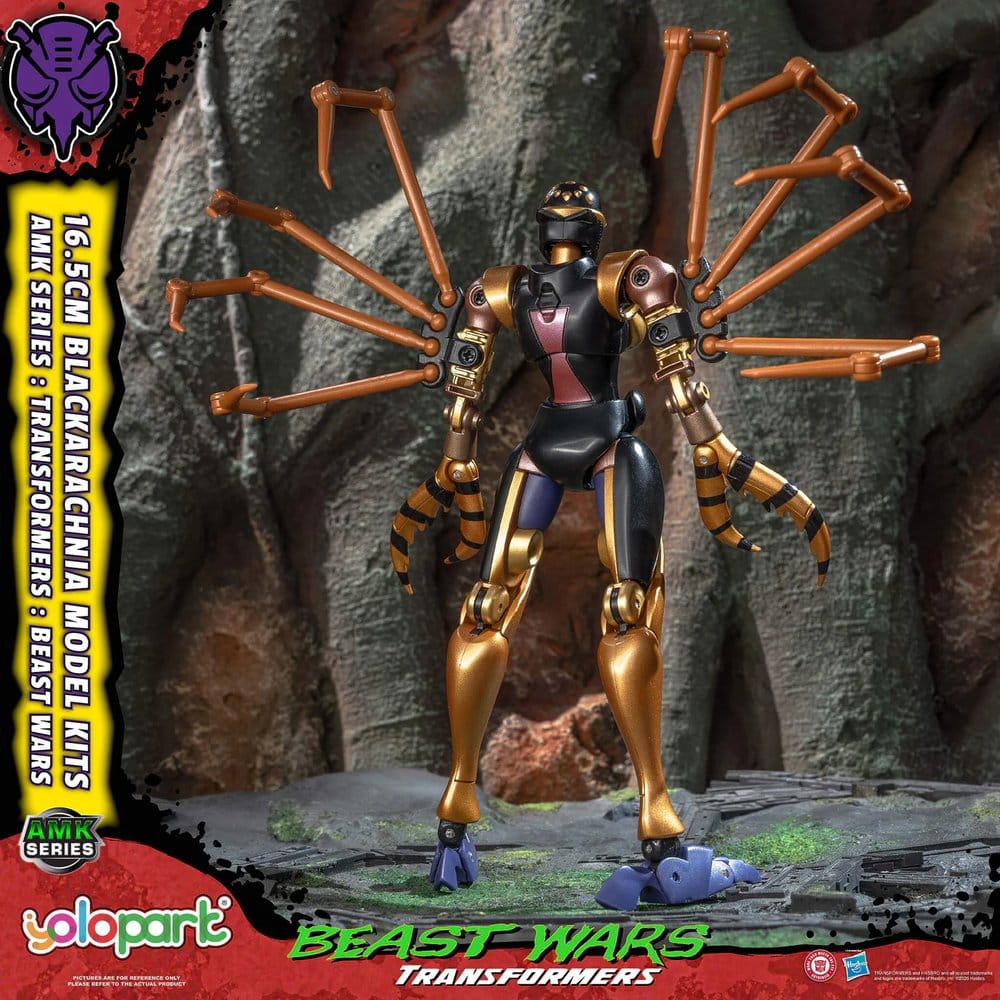 Transformers AMK Series Plastic Model Kit Beast Wars Blackarachnia 18 cm