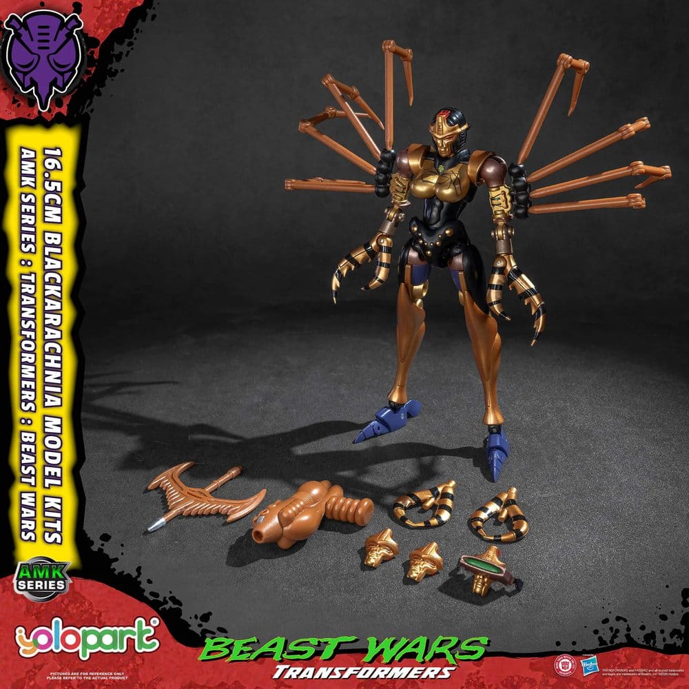 Transformers AMK Series Plastic Model Kit Beast Wars Blackarachnia 18 cm