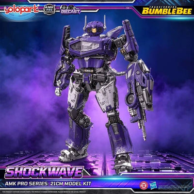 Transformers: Bumblebee the Movie AMK PRO Series Plastic Model Kit Shockwave 21 cm
